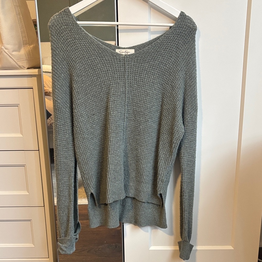 Cozy Green Sweater